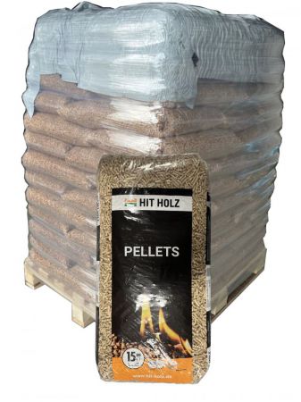 Palette Pellets Hit Holz Premium Résineux EN Plus A1 – 66 Sacs Chauffage Écologique