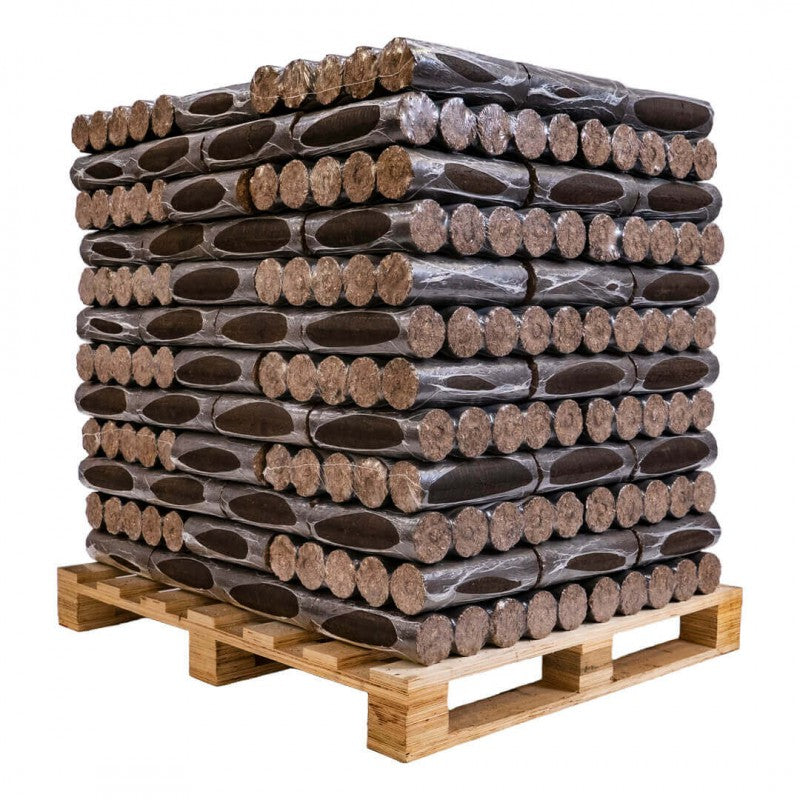 Palette Bûches Densifiées Nuit EO2 - Longue Durée, Chauffage Économique