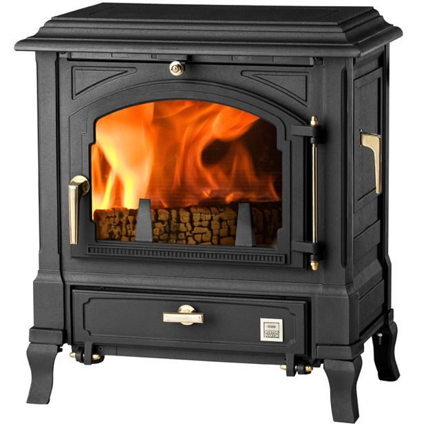 Poêle à Bois NESTOR MARTIN Harmony I 9KW Fonte Robuste Vision Flammes Propres