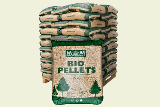 Palette Bio Pellets Résineux Certifiés En Plus A1, 78 Sacs 15kg, Chauffage Écologique