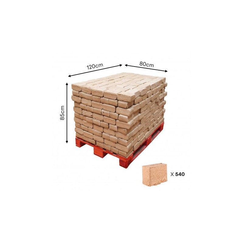 Bûches Compressées Jour Haute Performance Chêne Hêtre Français Écologiques Longue Durée