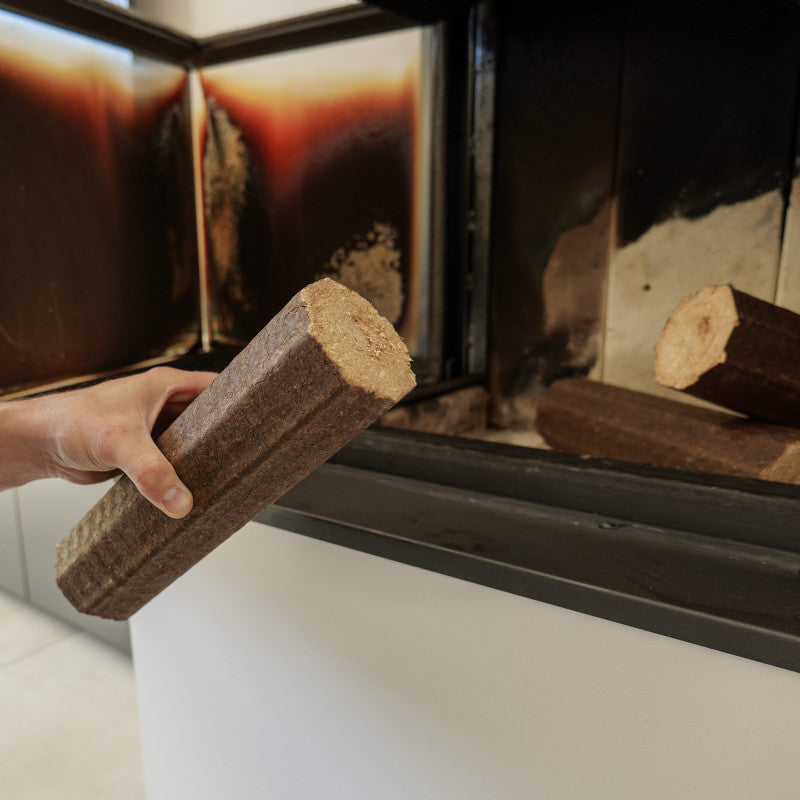 Bûches Compressées Haute Performance Mademoiselle Bûche - 42 Cartons Écologiques