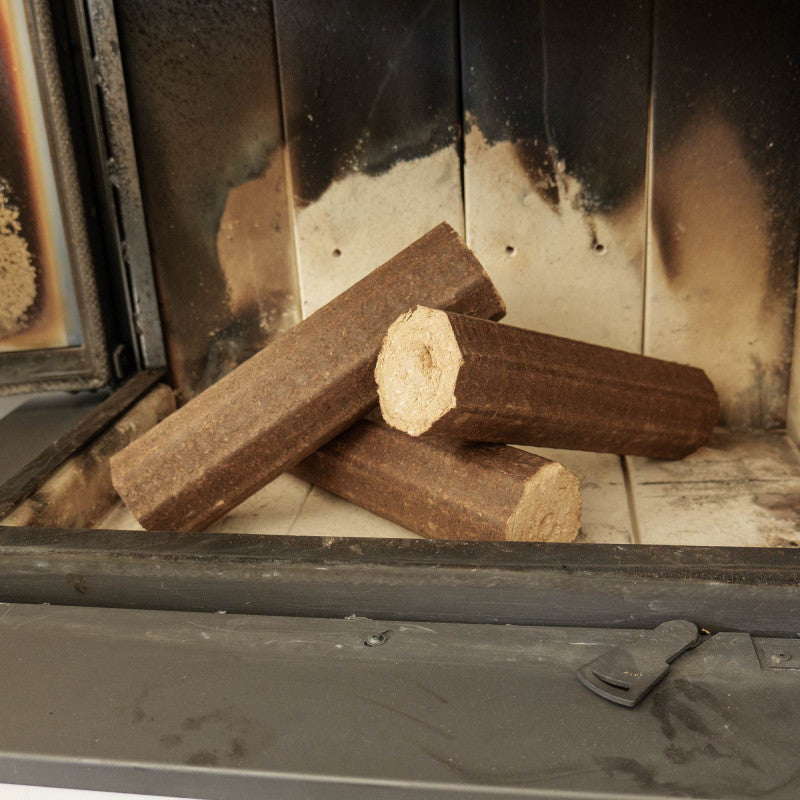 Bûches Compressées Haute Performance Mademoiselle Bûche - 42 Cartons Écologiques